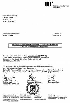 fortbildungen familienrecht rechtsanwalt thomas polzin muenchen pasing